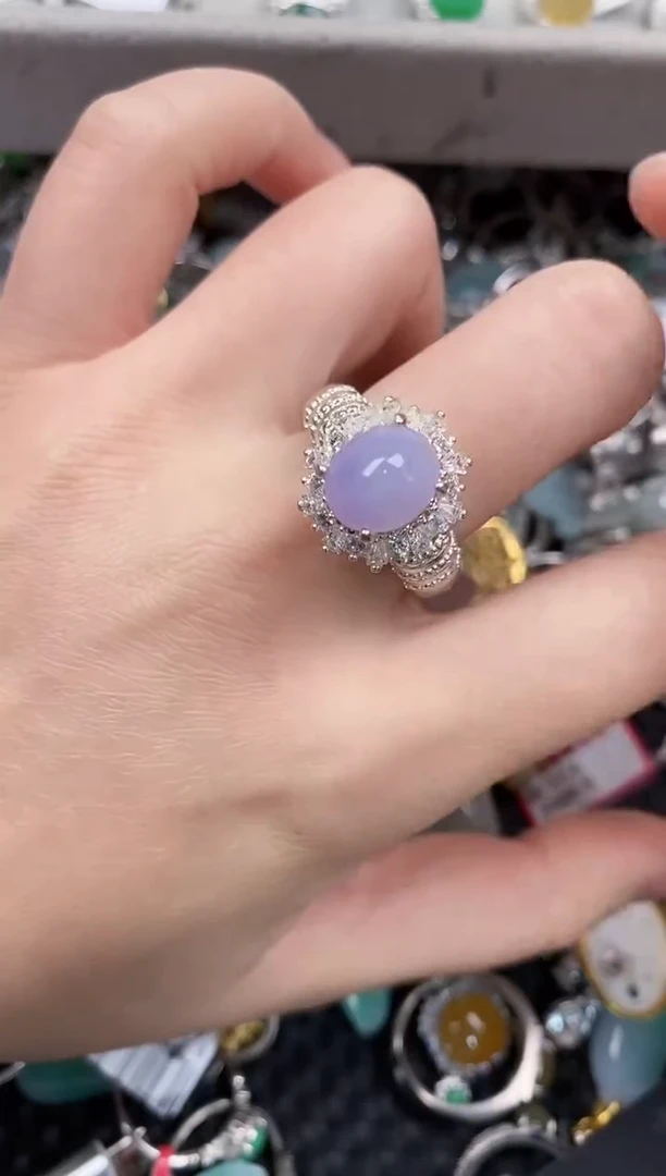 未镶嵌戒指翡翠444              1