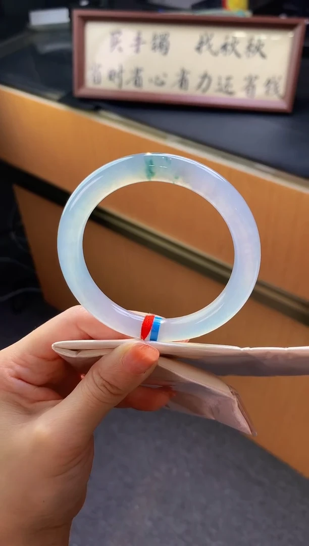 未镶嵌手镯翡翠-C31 圈口58.9 全款9.5万 定金2万