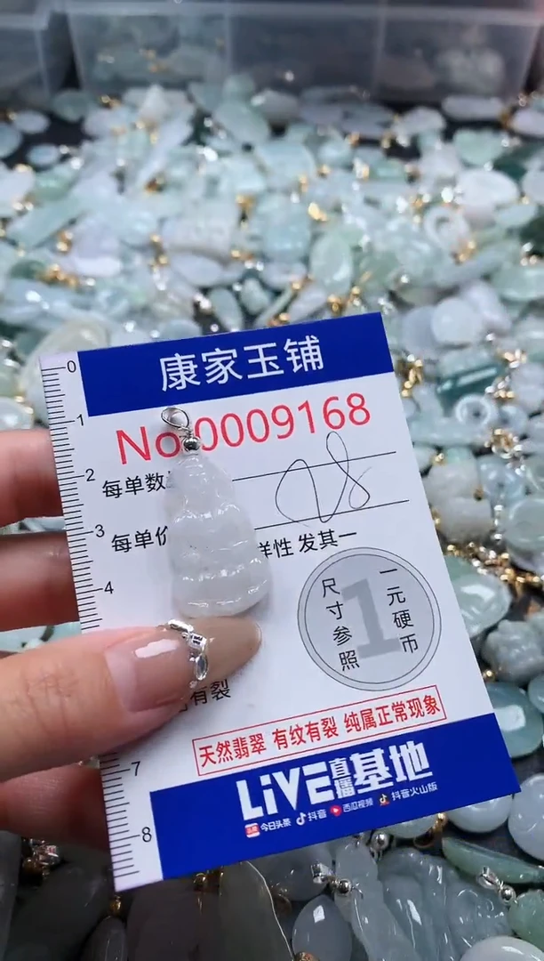 翡翠未镶嵌吊坠(不含链)9168