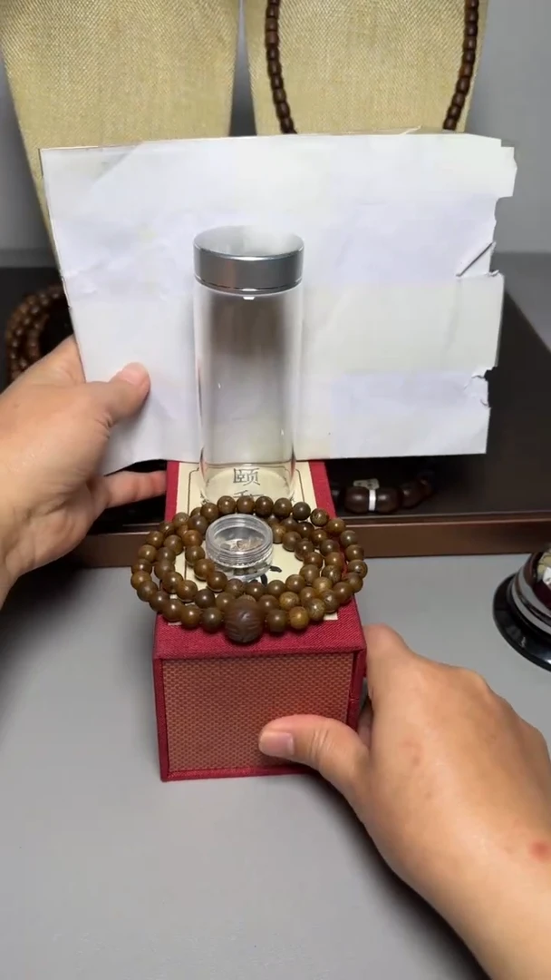 【闪购商品】沉香手串白棋0.8d三圈圆珠