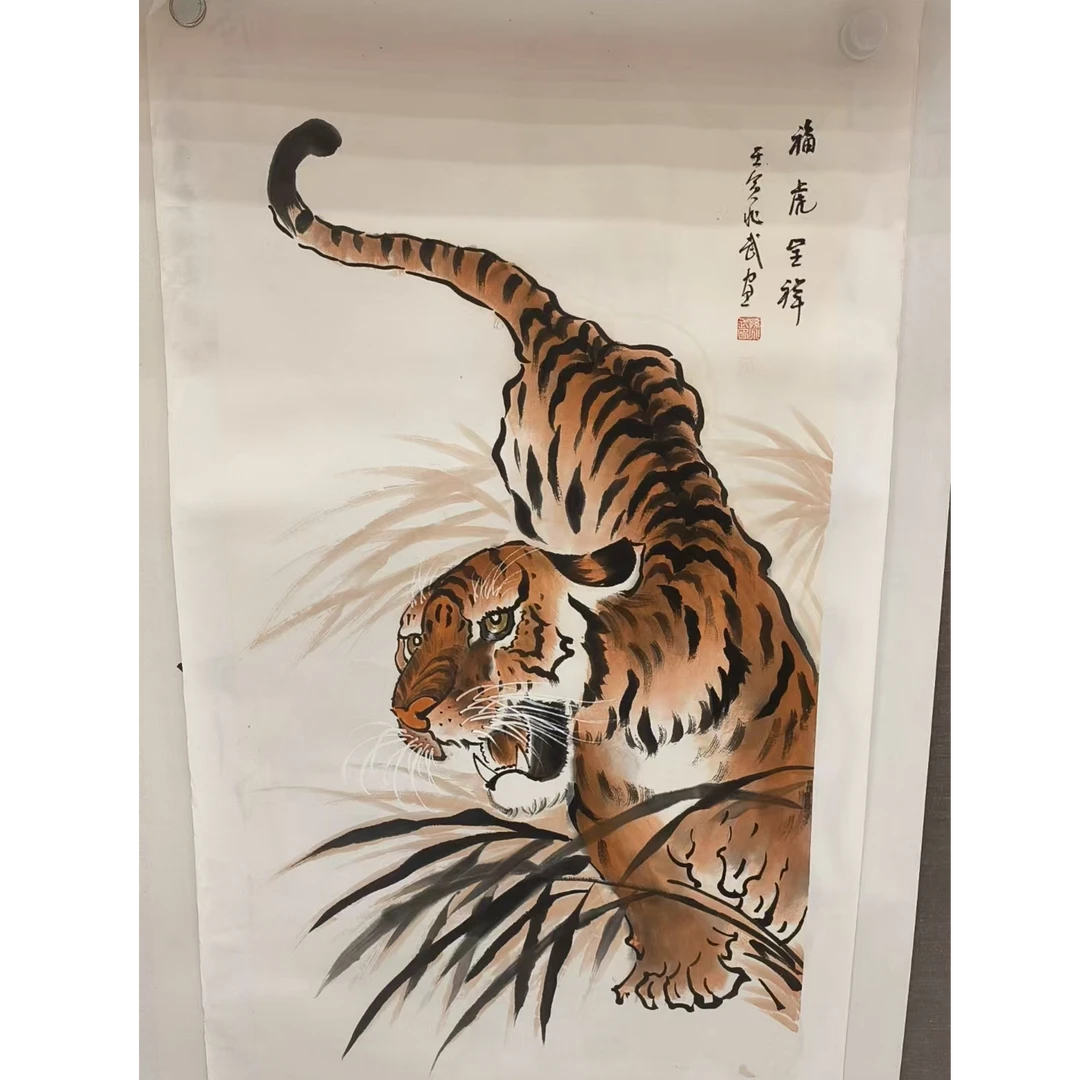 橱窗展示/传奇美术/孙兆武/宣纸国画/带证书