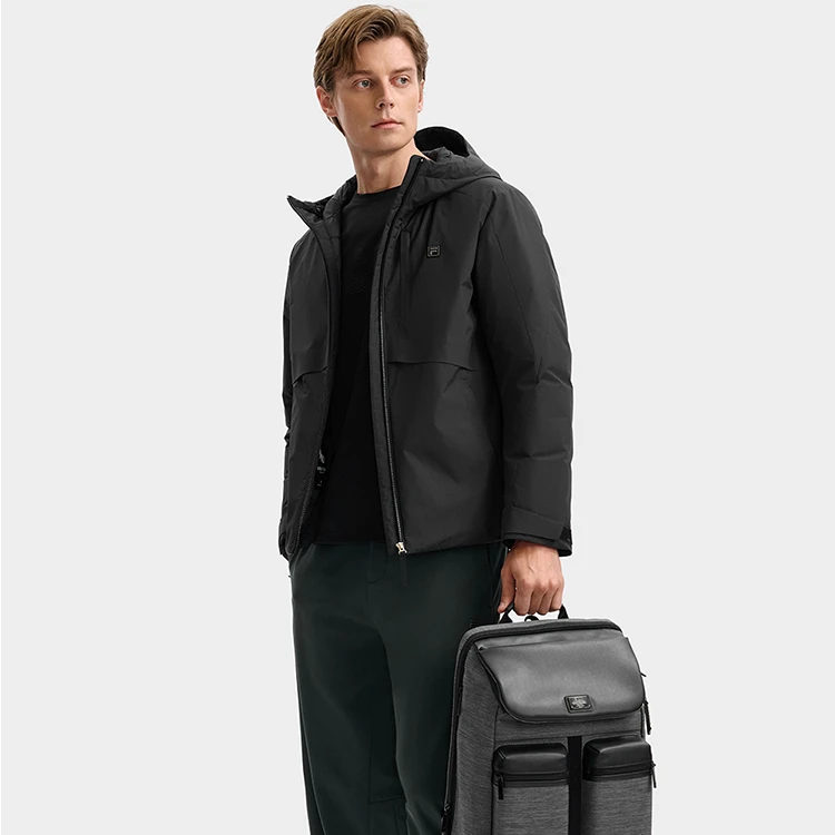 Fila/斐乐男士羽绒服【商务防水】秋冬新款保暖加厚上衣F11M543903F
