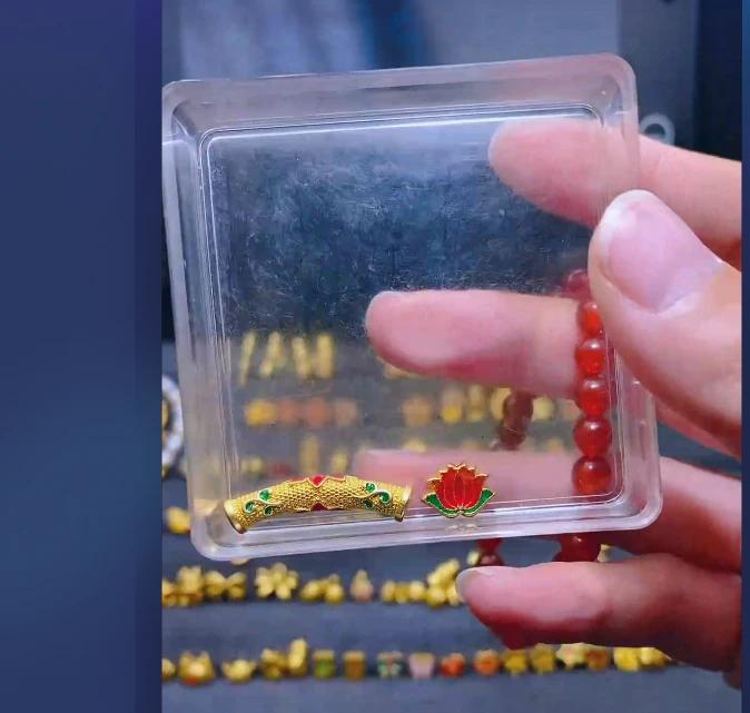 足金999莲花台+莲花管/多样性发