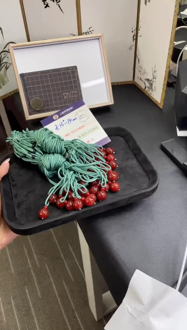 未镶嵌车挂玛瑙/玉髓单珠FL59多样性发其一CP配绳