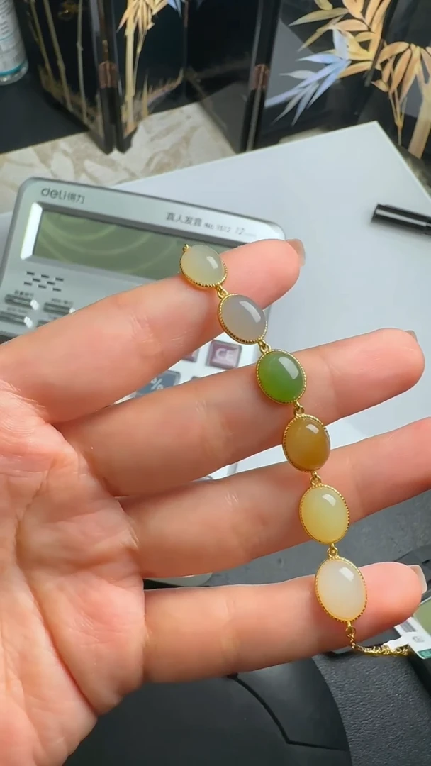 手链未镶嵌和田玉JJD0526KTY6034多样性发一