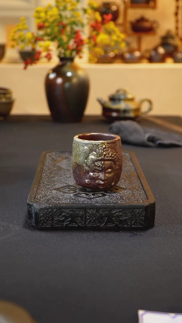 茶壶紫砂纯自然柴烧