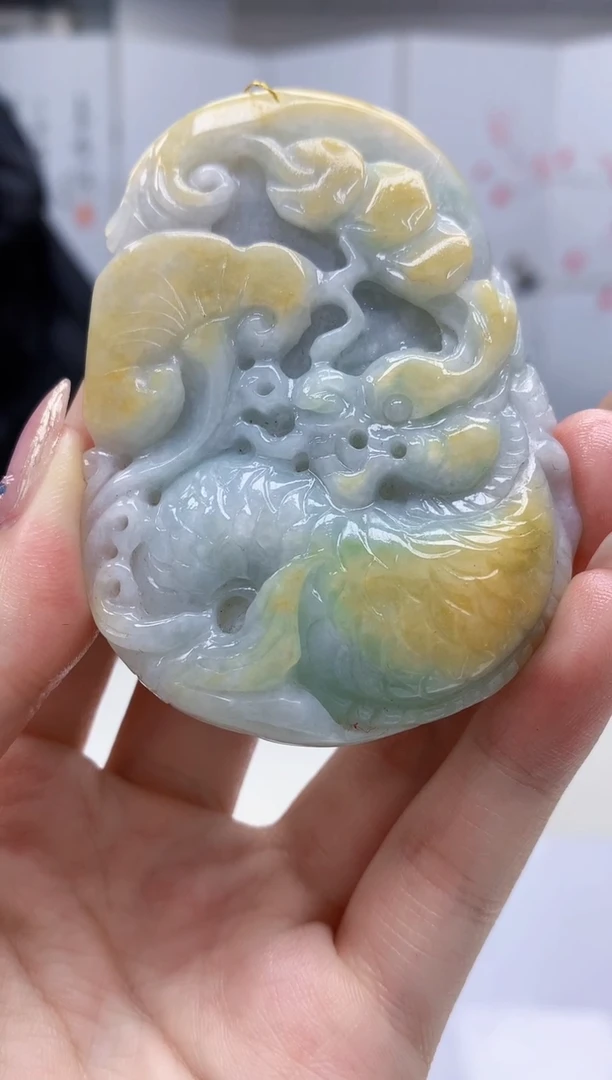 【闪购商品】定制翡翠未镶嵌5153jw-毛货挂件29