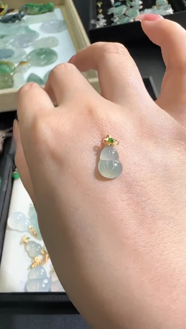 【闪购商品】翡翠颈饰银S925镶嵌250214278