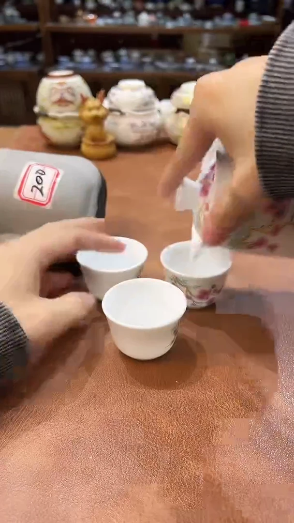 真的很便宜会开片的旅行茶具