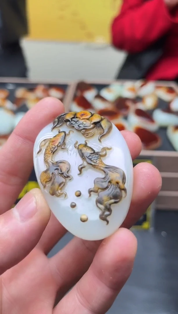 未镶嵌和田玉（子料）挂件YL-HH-12.18-1