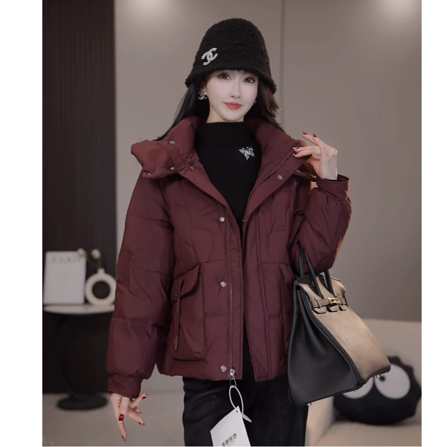 【阿紫专属】羽绒服女短款2024年新品时尚百搭加厚鸭绒保暖外套29