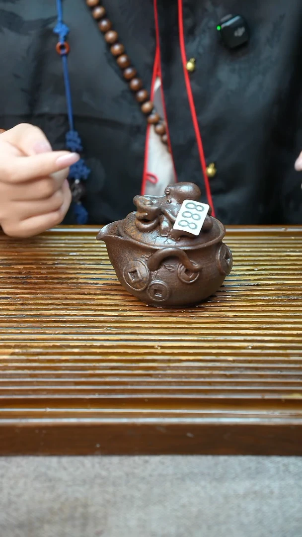 万古烧粗陶手工手做茶具