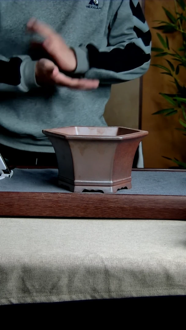 紫砂花盆20.5*18*11内径尺寸