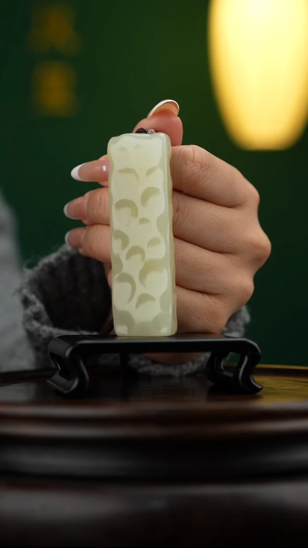 玉【小奶酪】天然玉石手把件