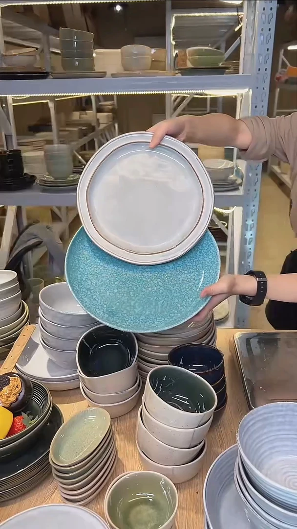 瓷99高温釉下彩陶瓷餐具默认微瑕