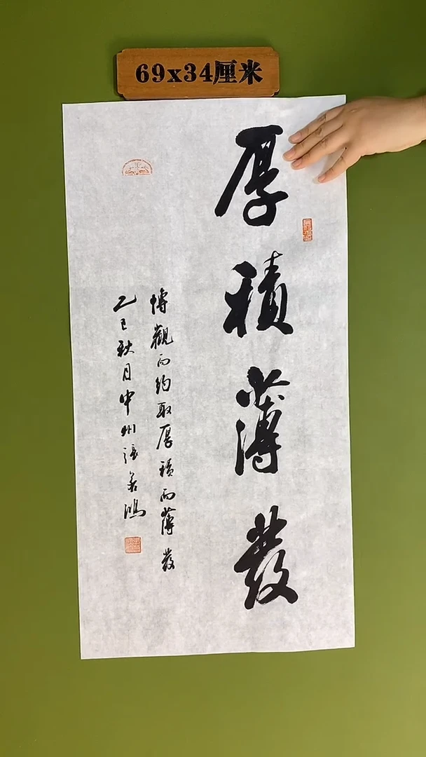 书法书法 张若鸿 尺寸69cm*34cm