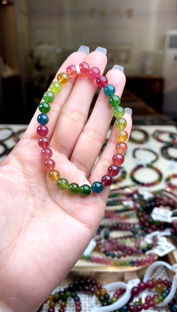 【闪购商品】碧玺/未镶嵌7mm+碧玺单圈多样性发货