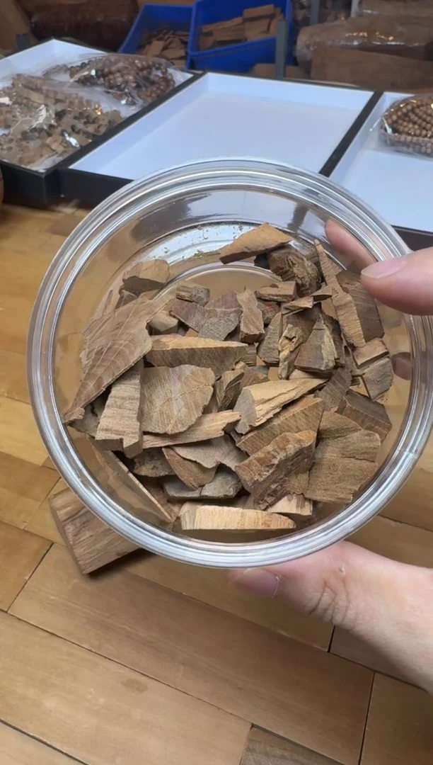 檀香木其他老山檀香四剖料碎料45克