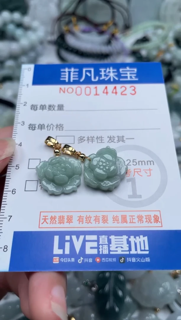 颈饰未镶嵌翡翠14423