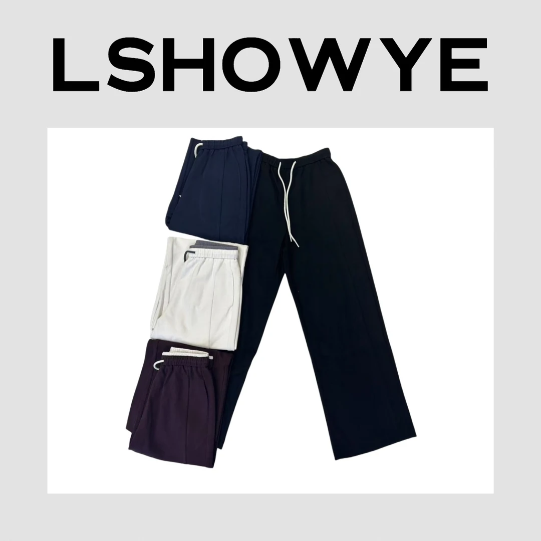 LSHOWYE｜小马拼色腰休闲裤 66625