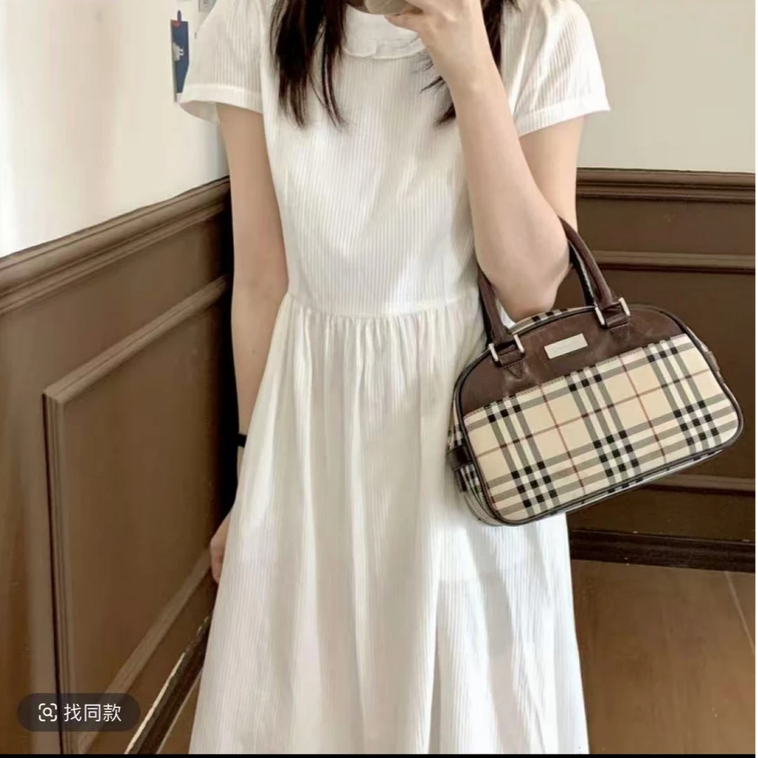 【即兴留白】气质时尚夏季法式温柔设计感连衣裙