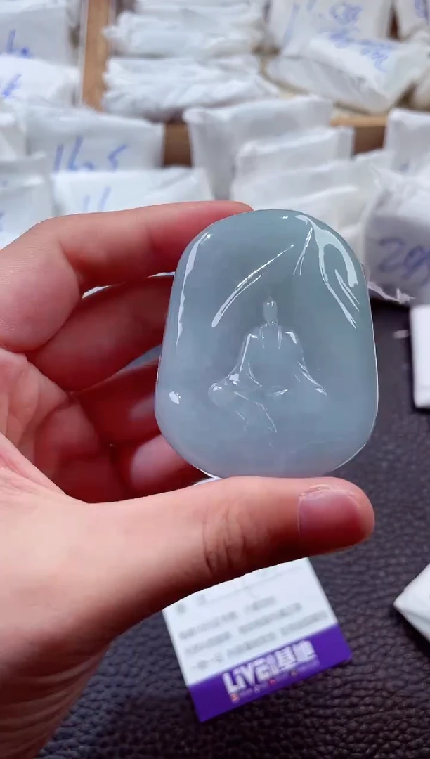 翡翠未镶嵌颈饰00000707观音