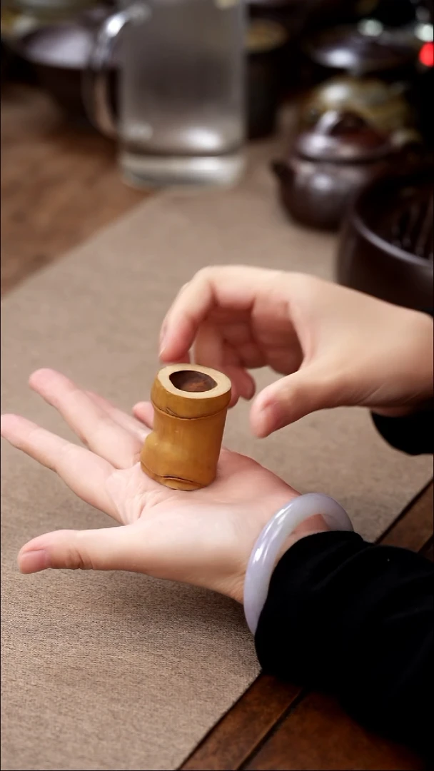 茶壶紫砂罗汉竹节盖置