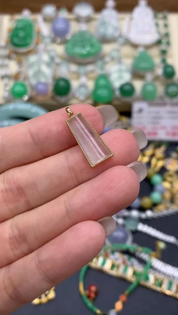 【闪购商品】翡翠颈饰18K金镶嵌271-中国好珍宝