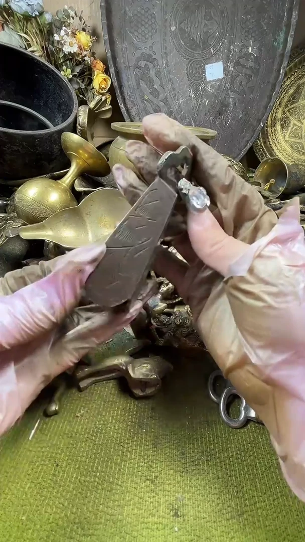 沉****心亿锦铜回流铜器摆件33