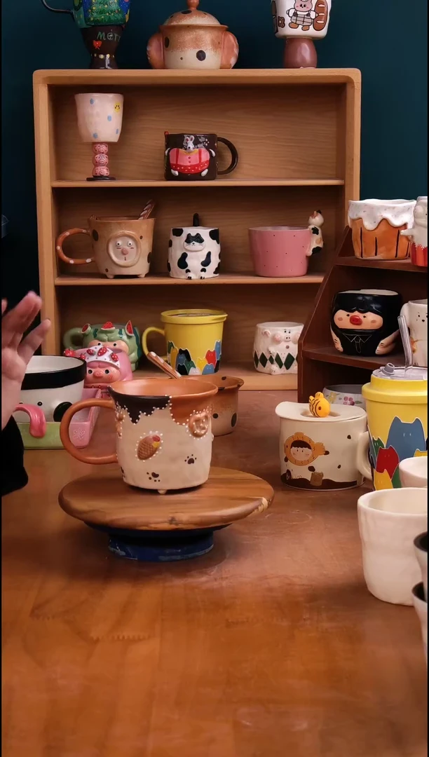 摆件陶景德镇原创手工陶瓷