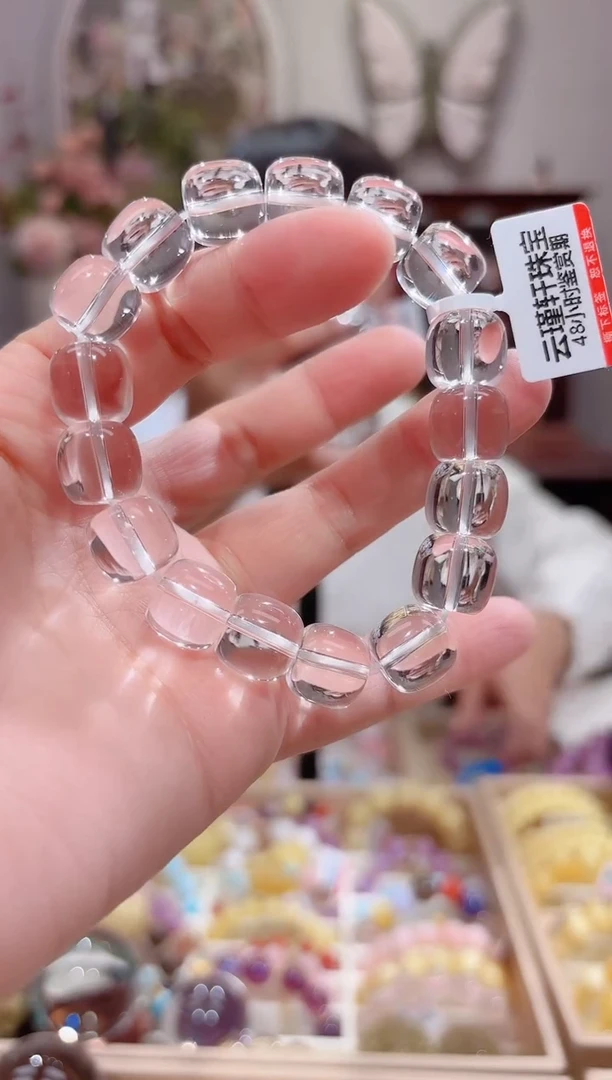 【闪购商品】水晶手串未镶嵌设计款珠串12+