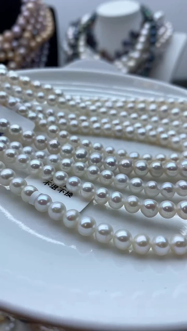 【闪购商品】淡水珍珠颈饰钛钢155