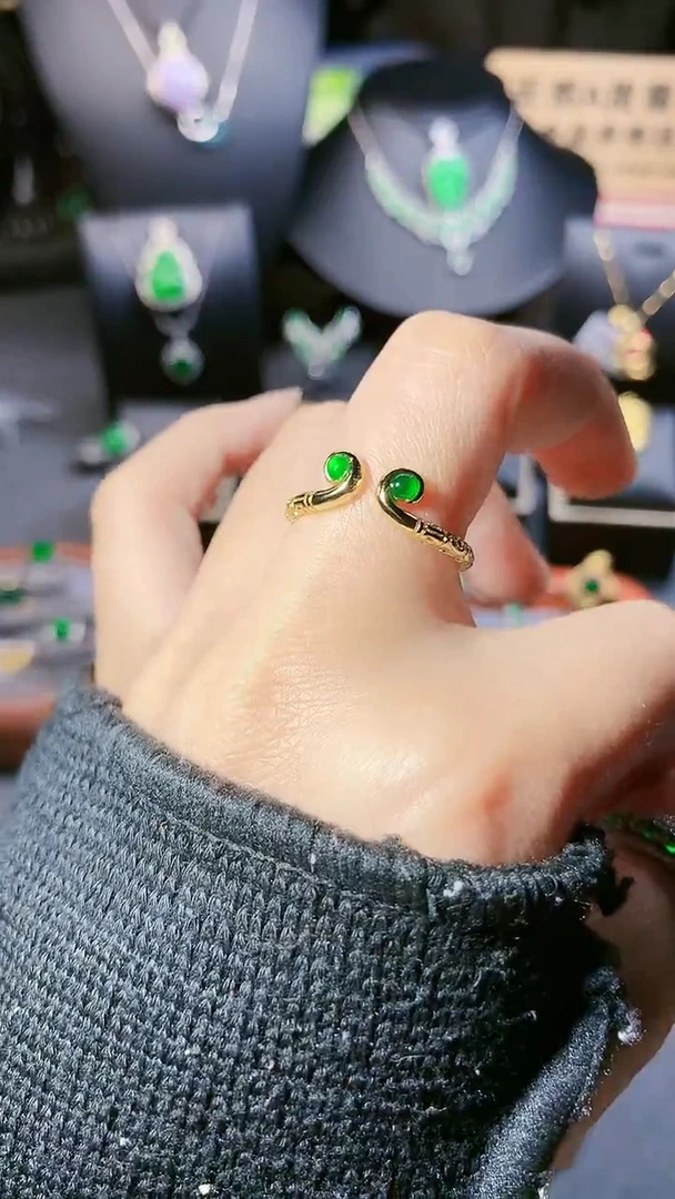 【闪购商品】翡翠戒指未镶嵌戒指