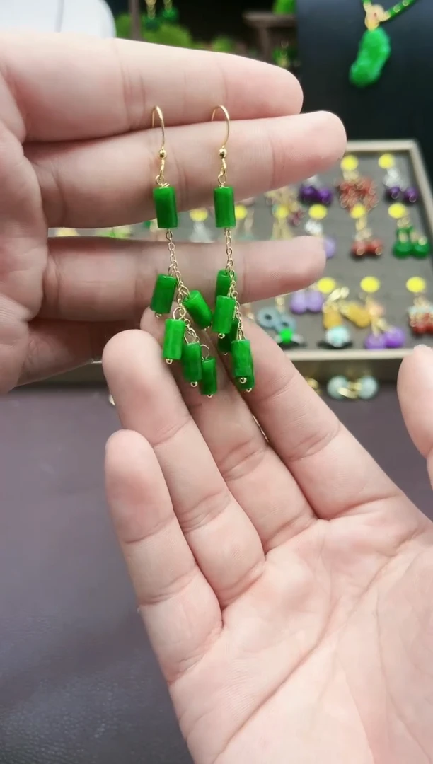 【闪购商品】玛瑙/玉髓耳钉银S925镶嵌227000