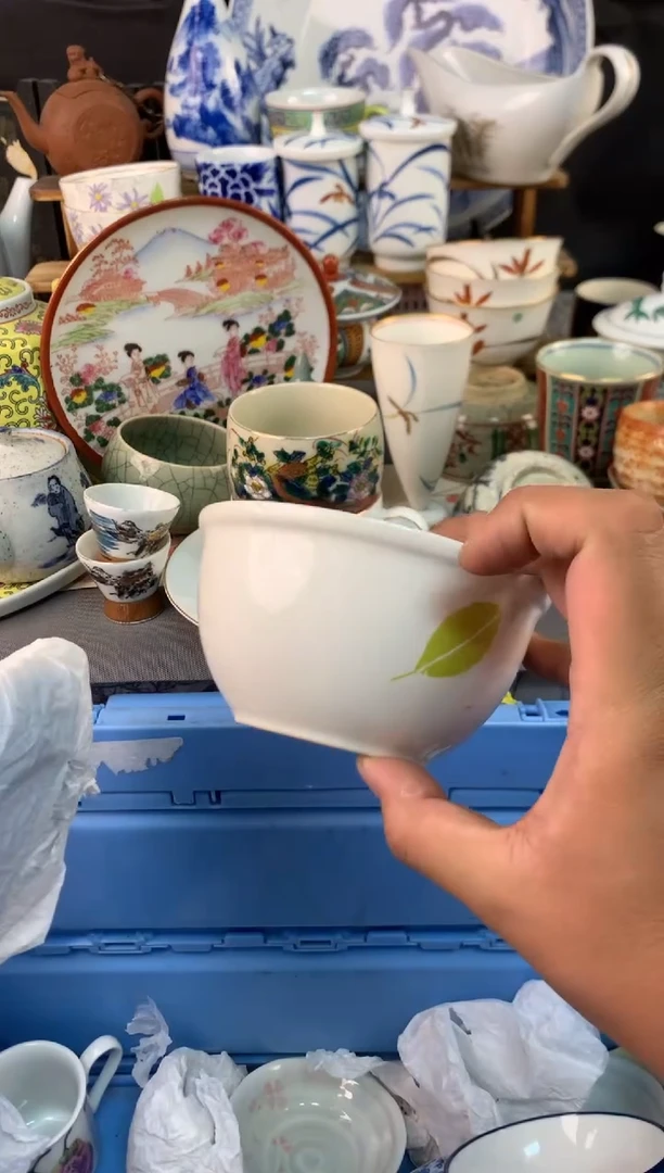 瓷片茶盏陶瓷陶片