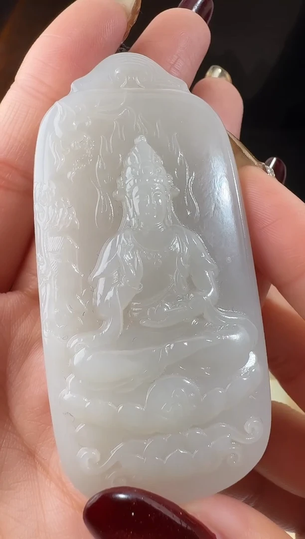 颈饰未镶嵌和田玉牌