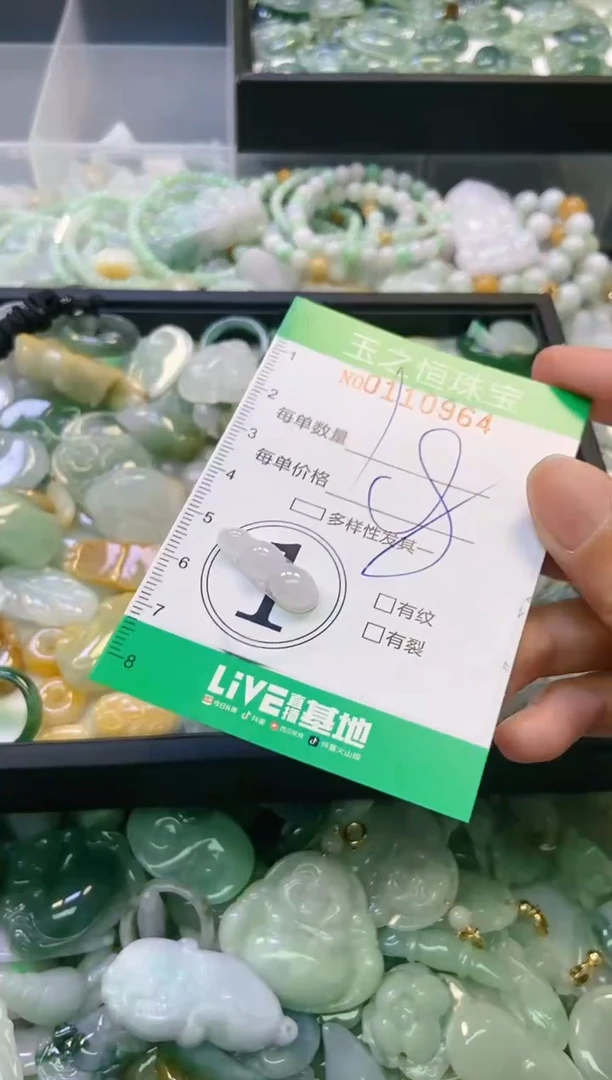 翡翠未镶嵌颈饰闪购0110964