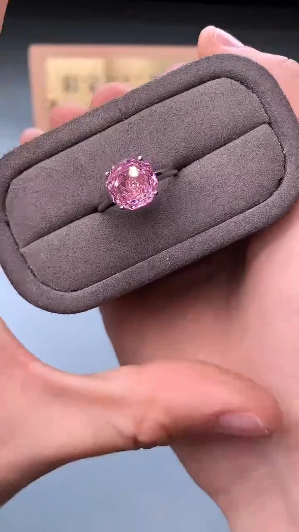 银S925镶嵌戒指碧玺3333