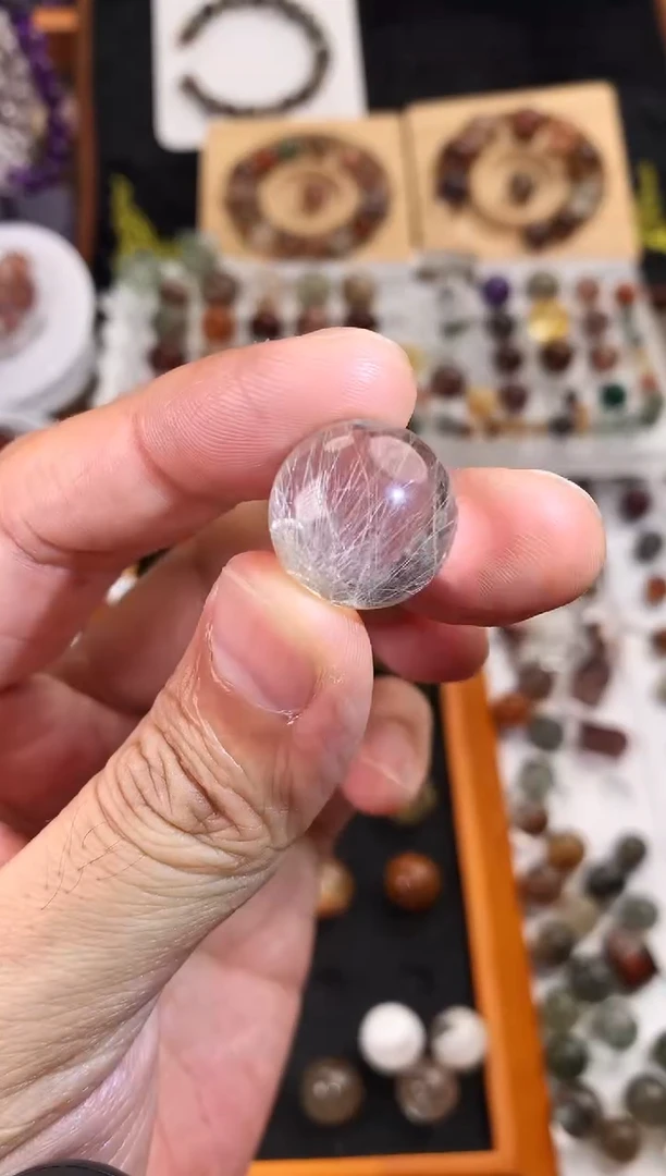 未镶嵌手链水晶草*干天然水晶单颗