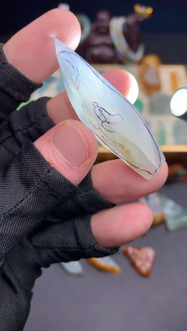 未镶嵌定制翡翠天然翡翠裸石（包工）