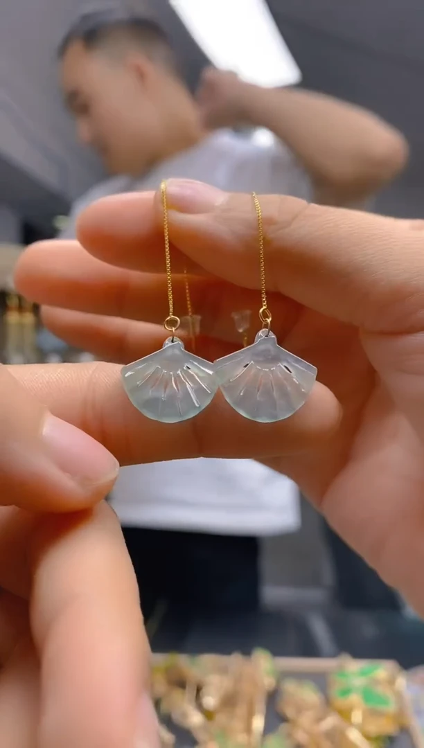 【闪购商品】翡翠耳饰合金369翡翠耳线