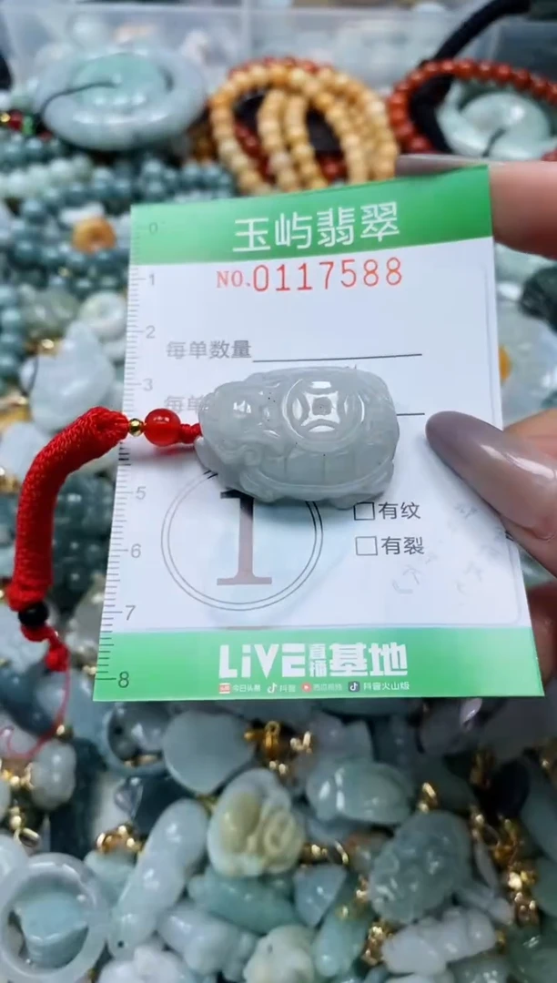 翡翠未镶嵌颈饰闪购0117588