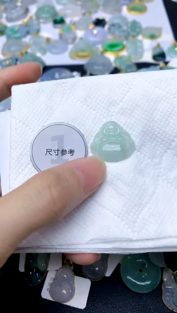 颈饰未镶嵌翡翠天然A货翡翠