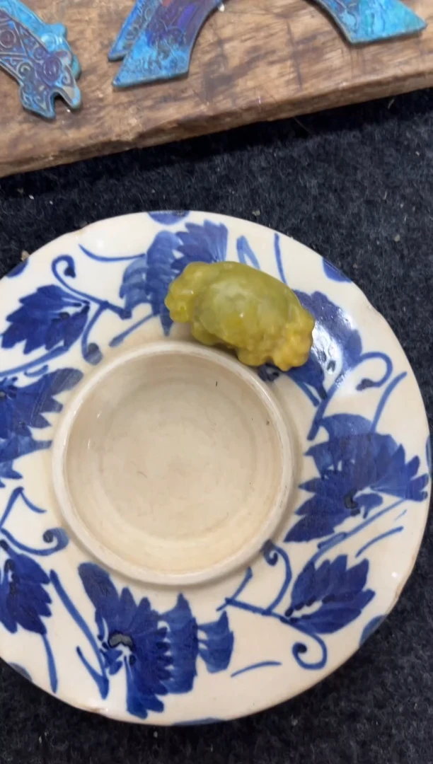 瓷片手工，手绘，瓷器