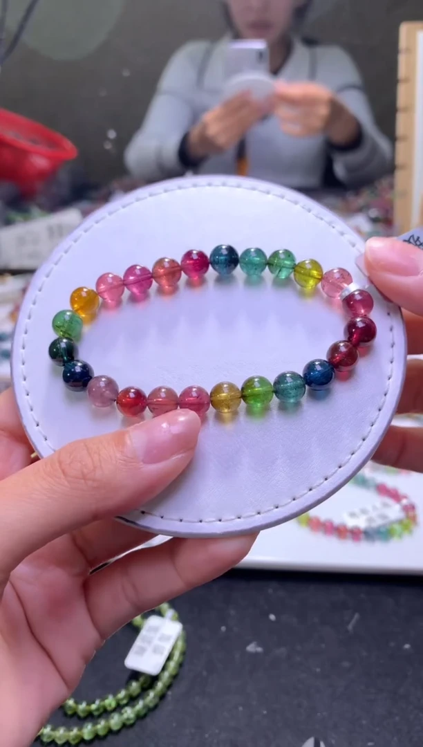 未镶嵌手串碧玺A101【天然碧玺】