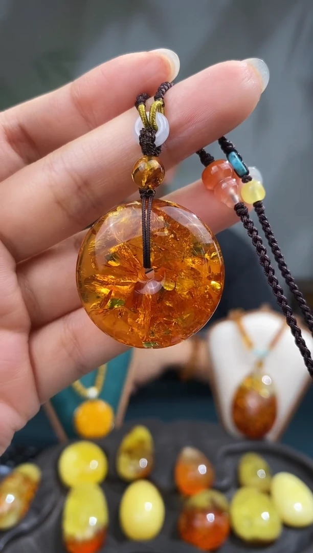 裸石琥珀未镶嵌基地发货 一物一证 顺丰包邮