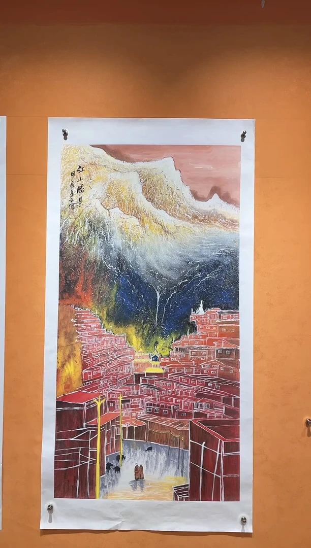 国画刘金玉老师亲笔手绘