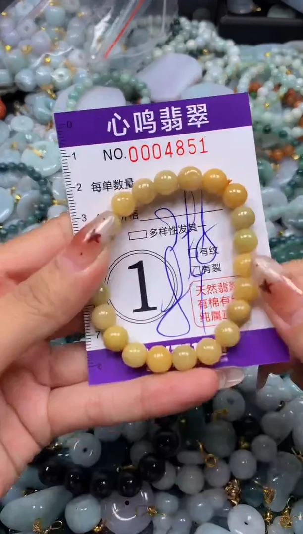 翡翠未镶嵌颈饰闪购004851