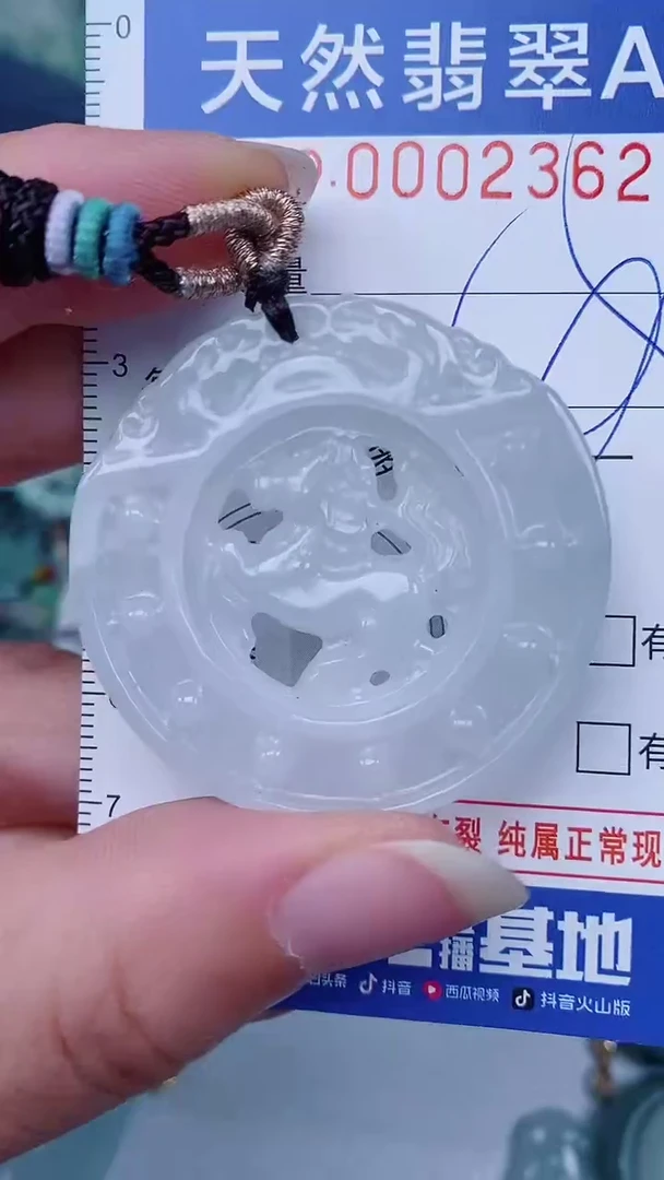 翡翠未镶嵌颈饰00002362