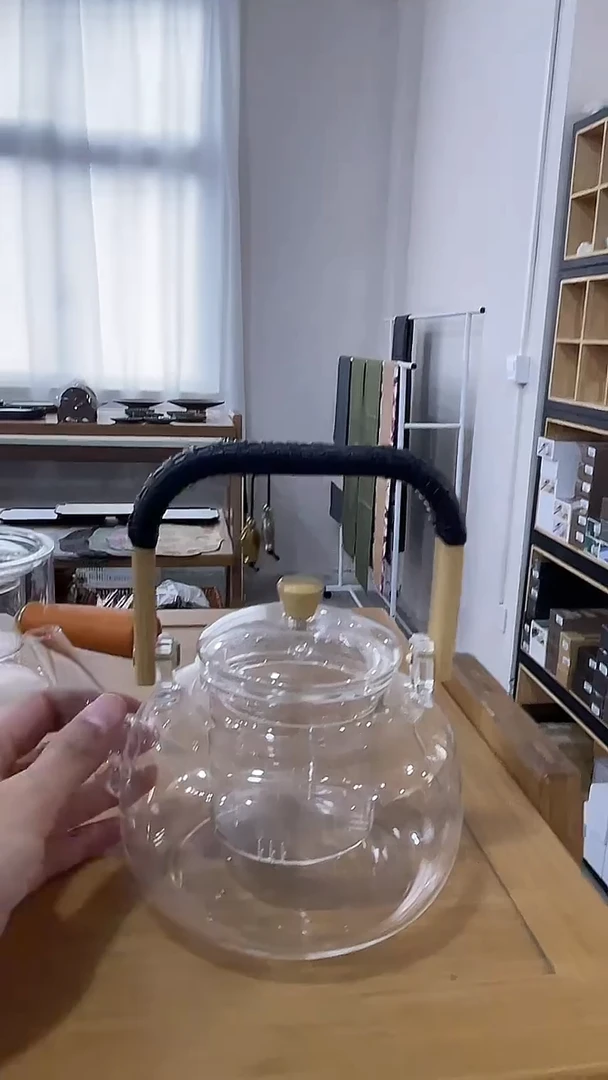 竹把提梁壶煮茶壶，直播间福利